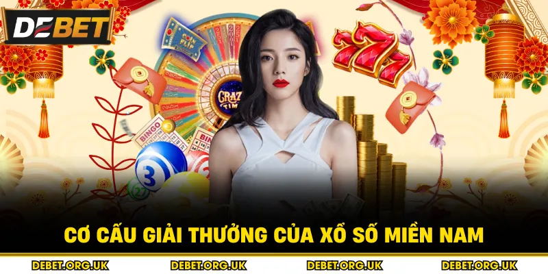 Cơ cấu giải thưởng của Xổ số miền nam