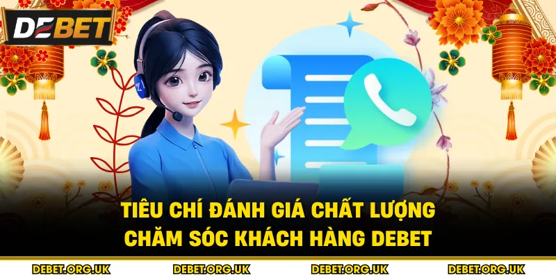 Tiêu chí đánh giá chất lượng chăm sóc khách hàng debet